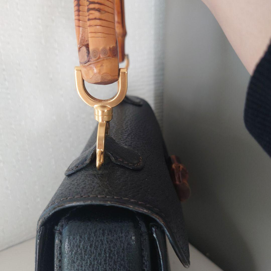 ヴィンテージ　オールド　GUCCI　バンブーバッグ　ショルダー