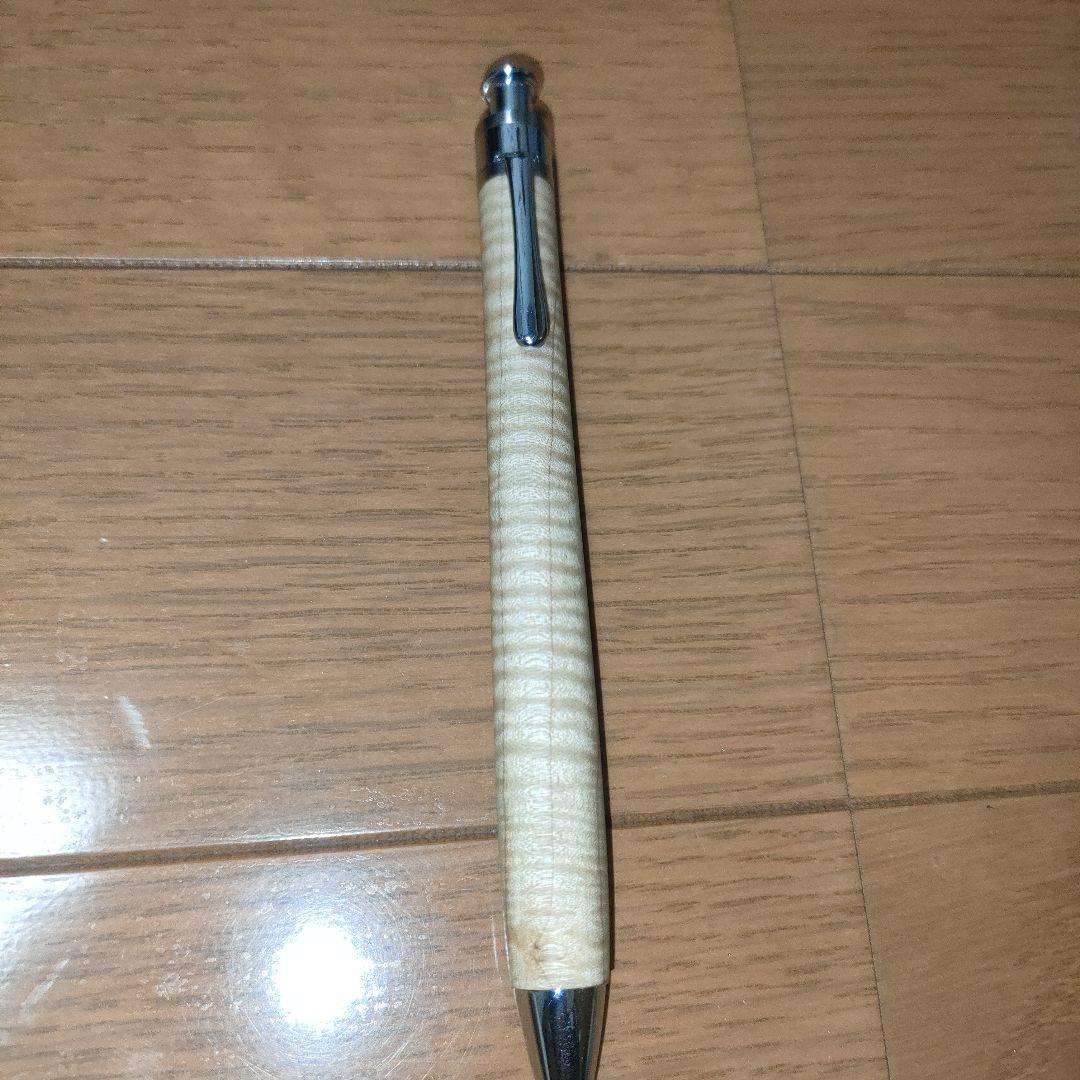 固定式口金付き　工房楔　楓　ちぢみ杢　ペンシル楔　0.5mm