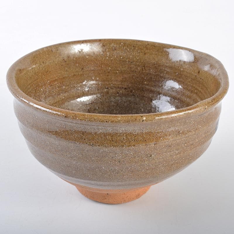 加藤唐九郎　一無斎（一ム斎）作　絵唐津　茶碗　淡々斎極め箱二重箱　H　R7523