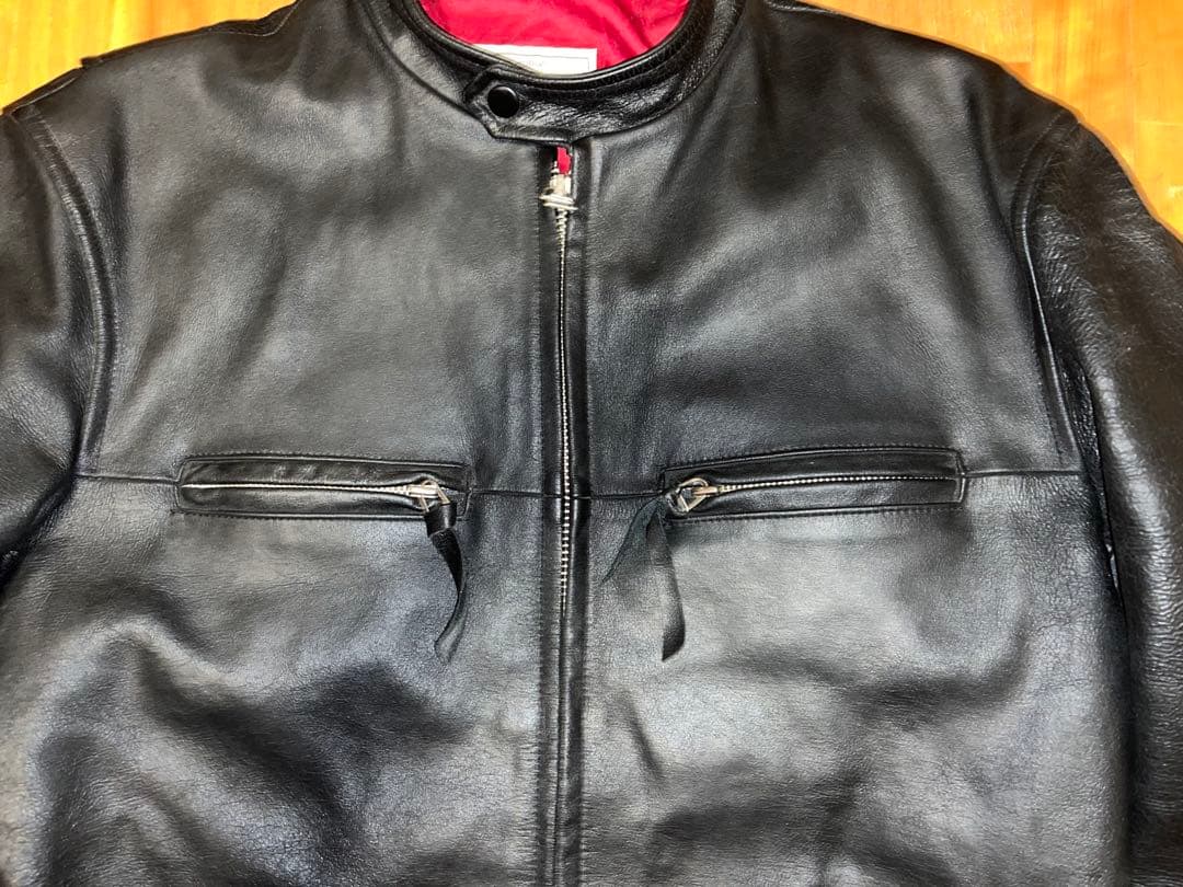 アヴィレックス AVIREX シングル レザー ライダース ブラック L