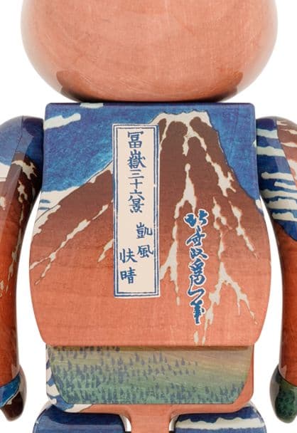 即日発送可能　葛飾北斎　ベアブリック　1000％