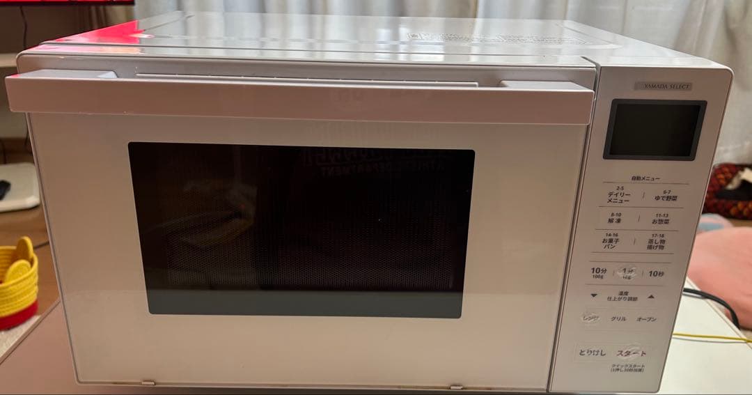 オーブンレンジ ホワイト　ヤマダセレクト　YMW-WT18J1