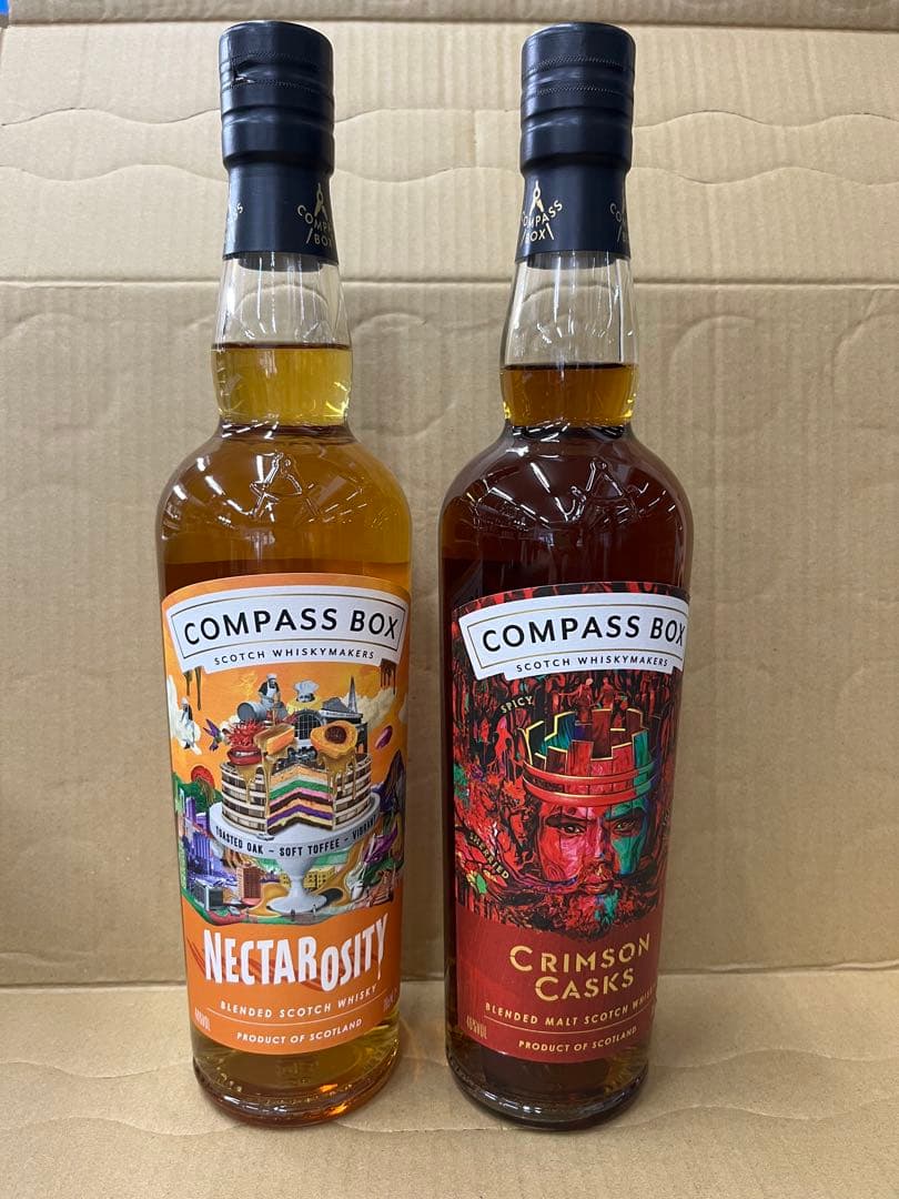 コンパスボックス　クリムゾンカスク＆ネクタロシティ各1本 合計2本(正規品)