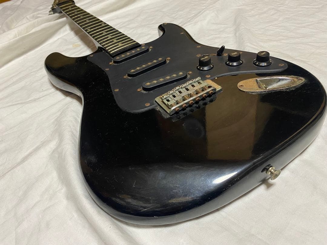 Tender エレキギター　FS-3S ブラック　訳あり品1909-02-1