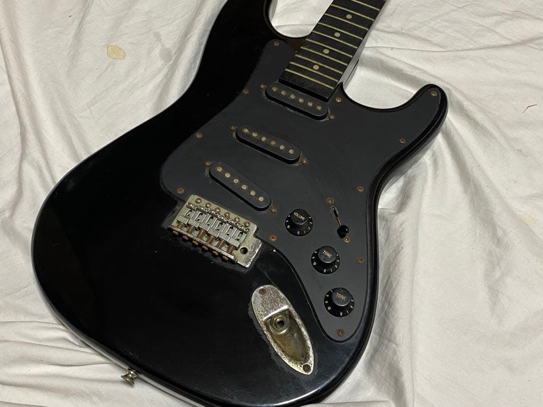 Tender エレキギター　FS-3S ブラック　訳あり品1909-02-1