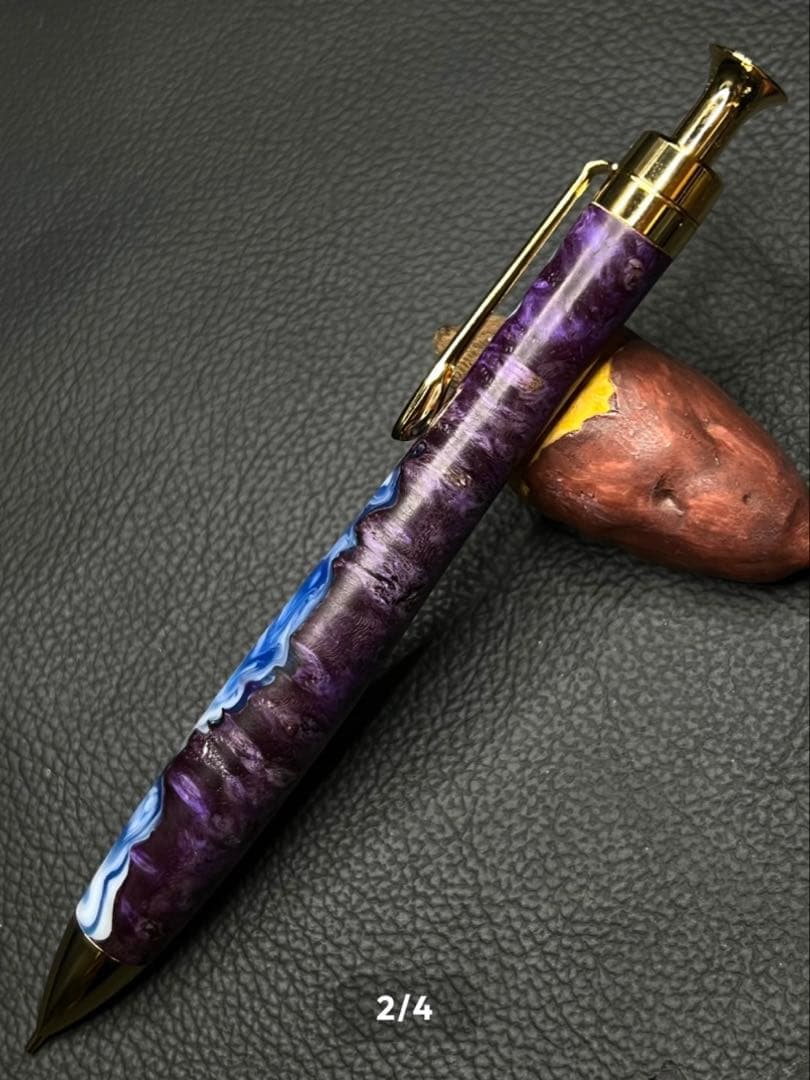 こぶた工房 極上花梨瘤　スタビ&レジン 検索用→ 野原工芸 工房楔