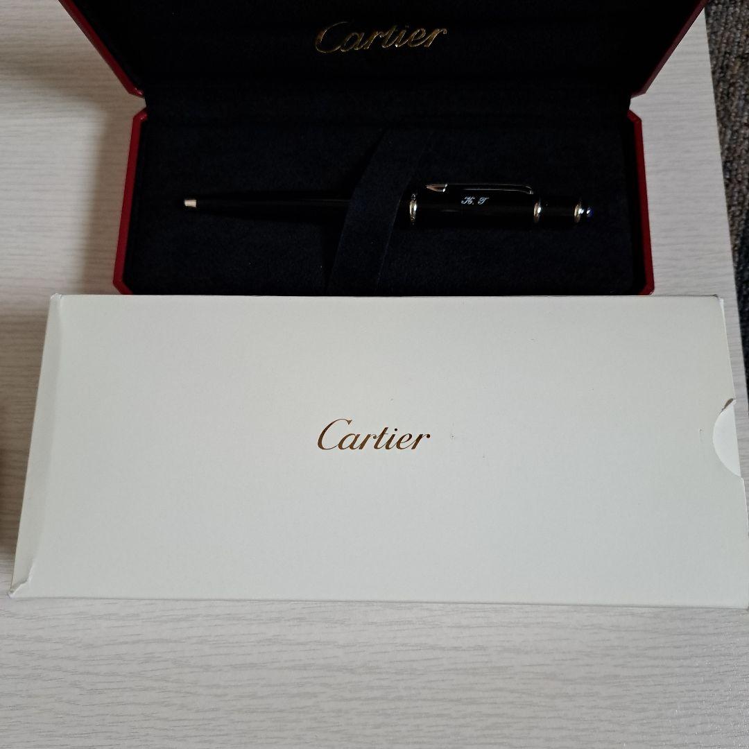 Cartier　ボールペン　カルティエ　DIAB DE CART イニシャル入り