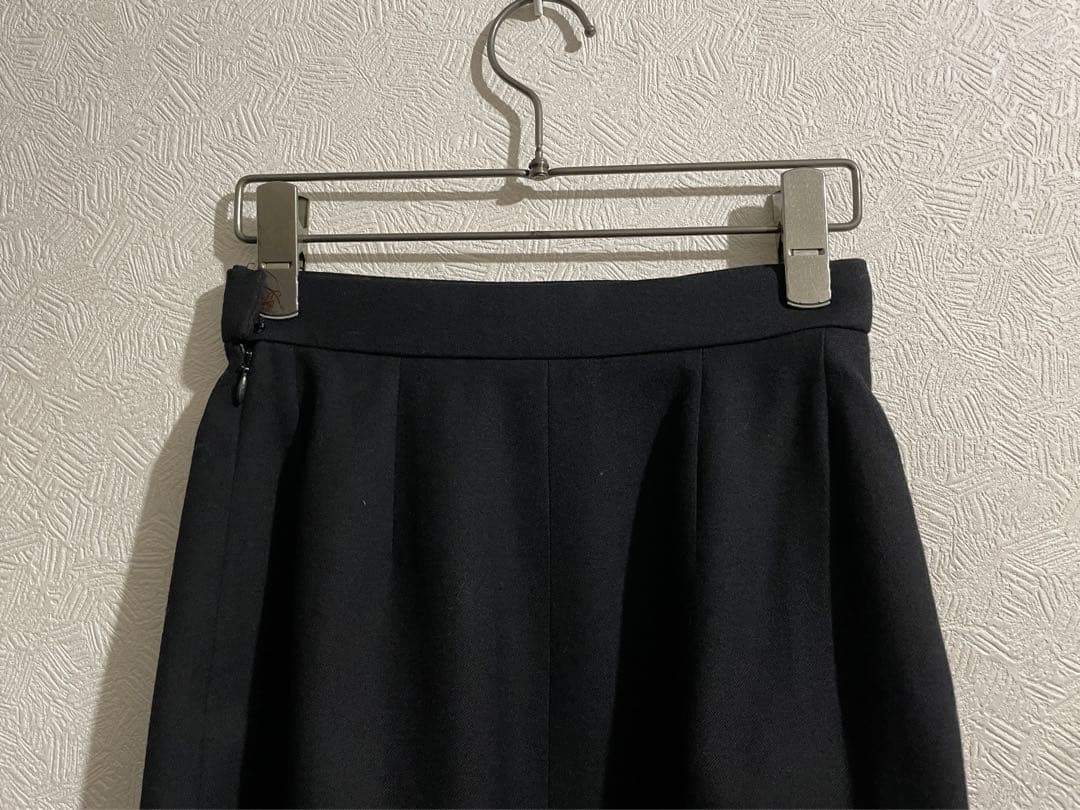 フランス製 Vintage HERMES ウール タイト スカート / エルメス