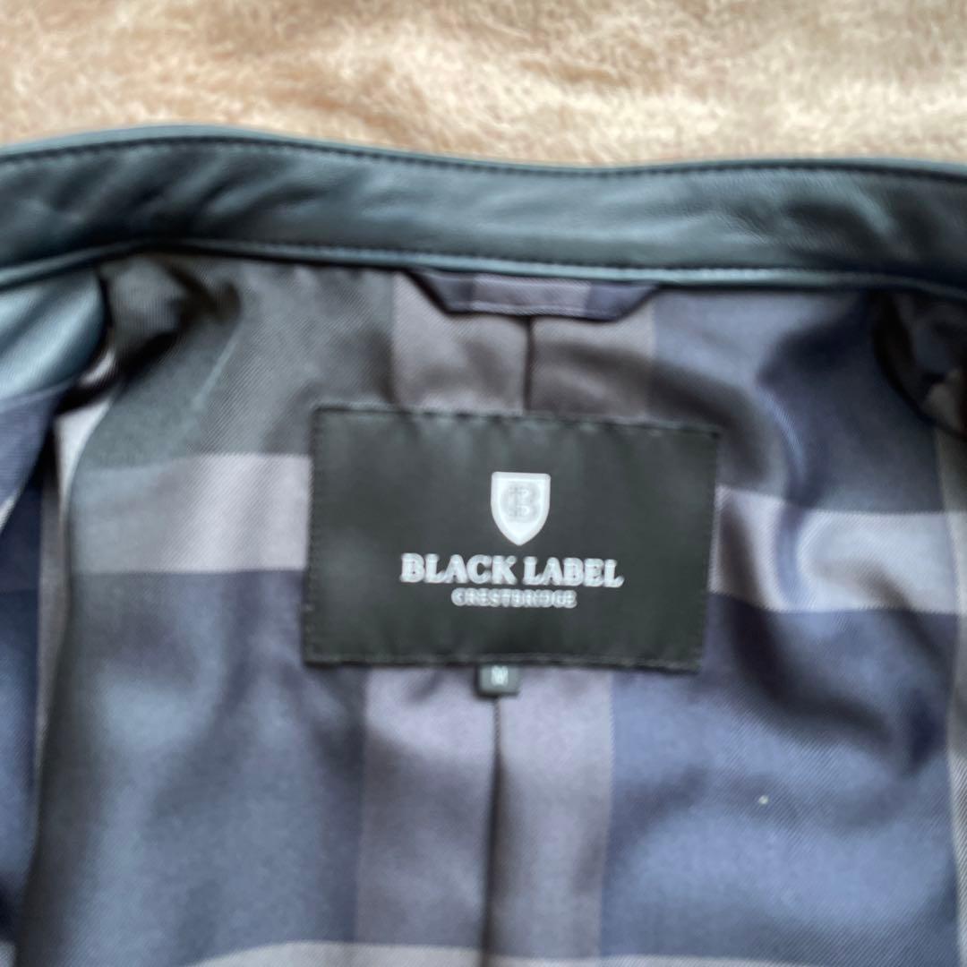 ブラックレーベルの革ジャン