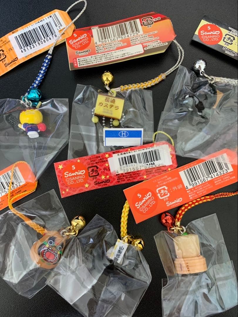 ハローキティ 根付 食べ物シリーズ 12点セット