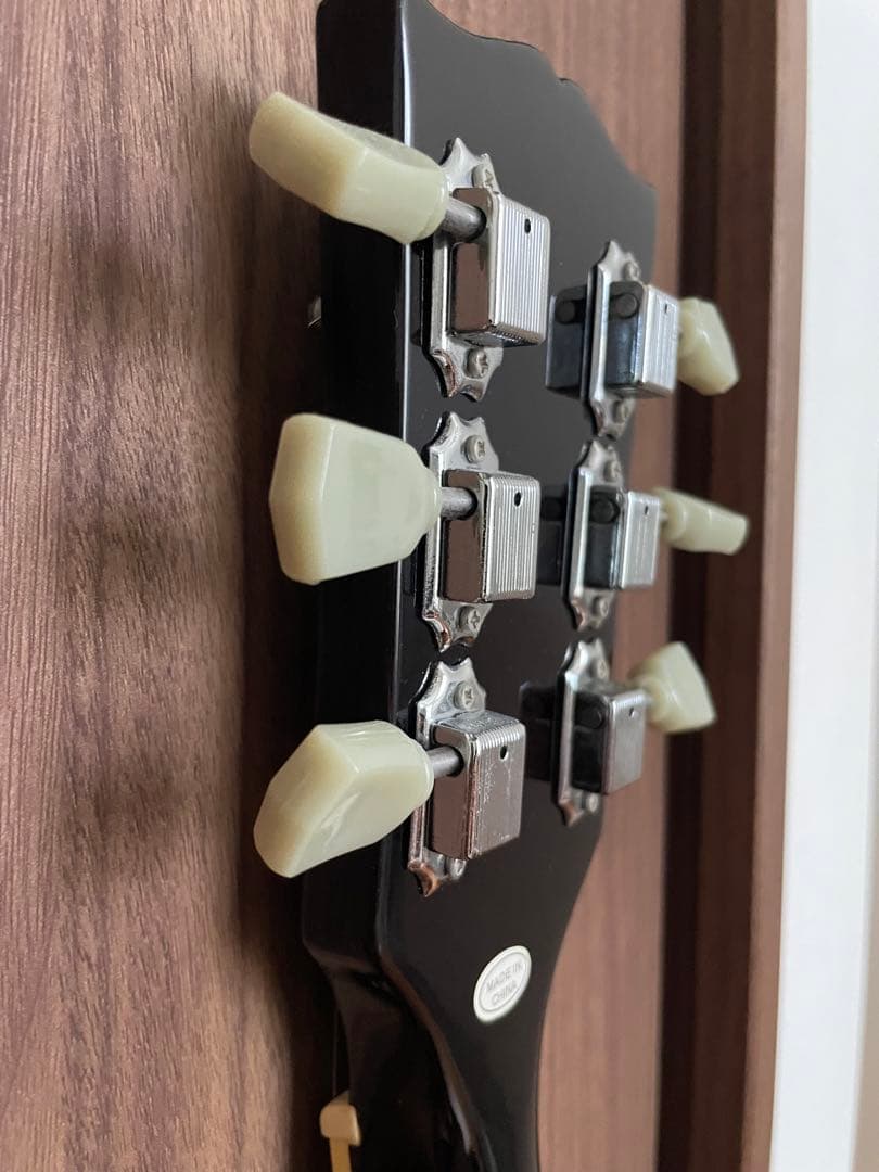 maison レスポールタイプ エレキギター ゴールド