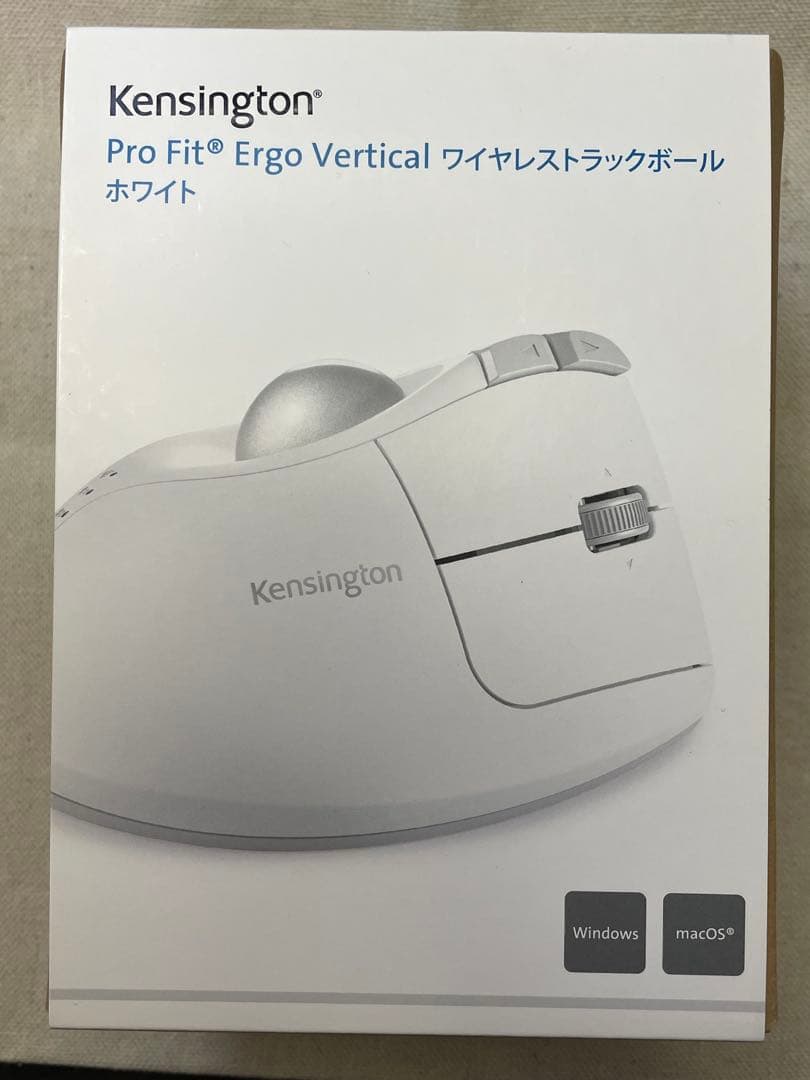 Kensington ワイヤレストラックボールマウス ホワイト