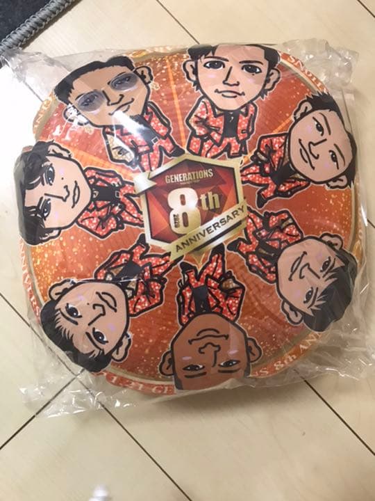 即購入可！GENE8周年　集合クッション　片寄涼太　白濱亜嵐　佐野玲於