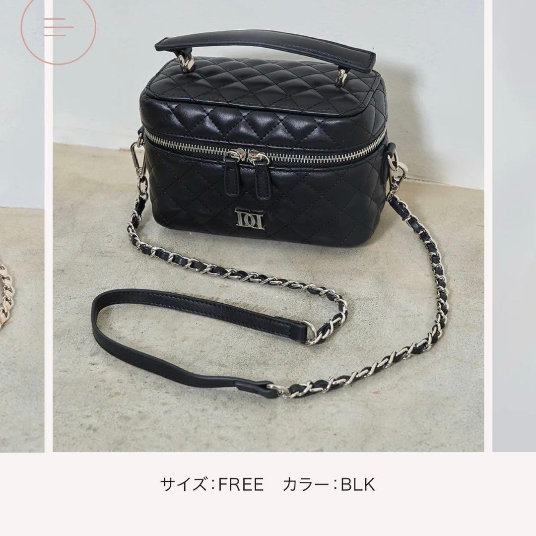 Darich ダーリッチ キルティングショルダーミニバッグ ブラック