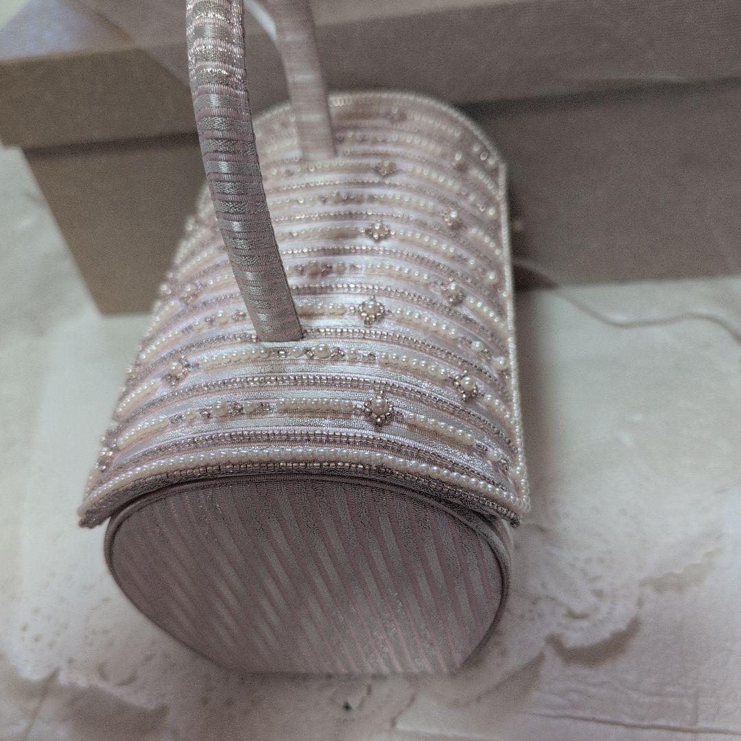 和装バック＆草履セット　成人式　振袖　ビーズ付　超美品