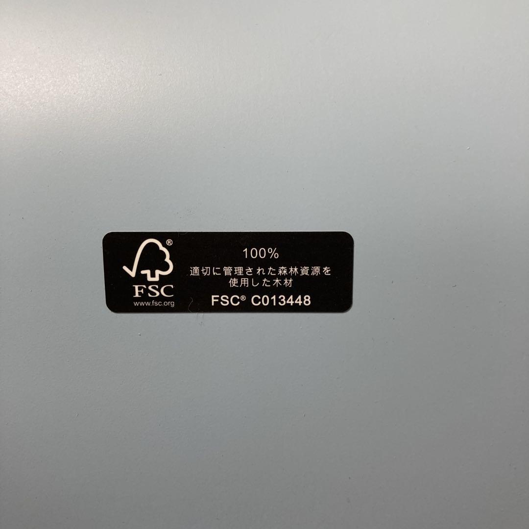 廃盤品❗️新品　OLIVER スタッキングチェア　ライトブルー　水色　木製