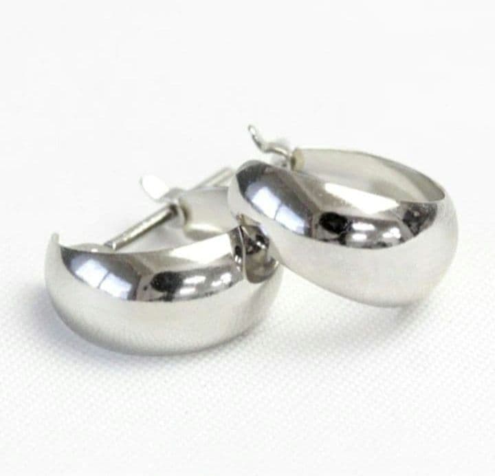 プラチナ フープピアス クロッシング ピアス pt900 月甲 ムーンピアス