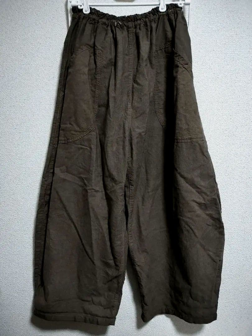 uzuiro ブラウン バルーンパンツ