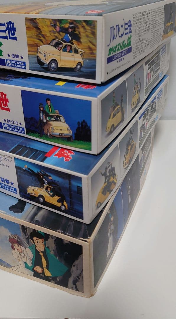 未使用未組立✨ルパン三世 カリオストロの城 追跡 旅立ち 襲撃 断崖 フィアット