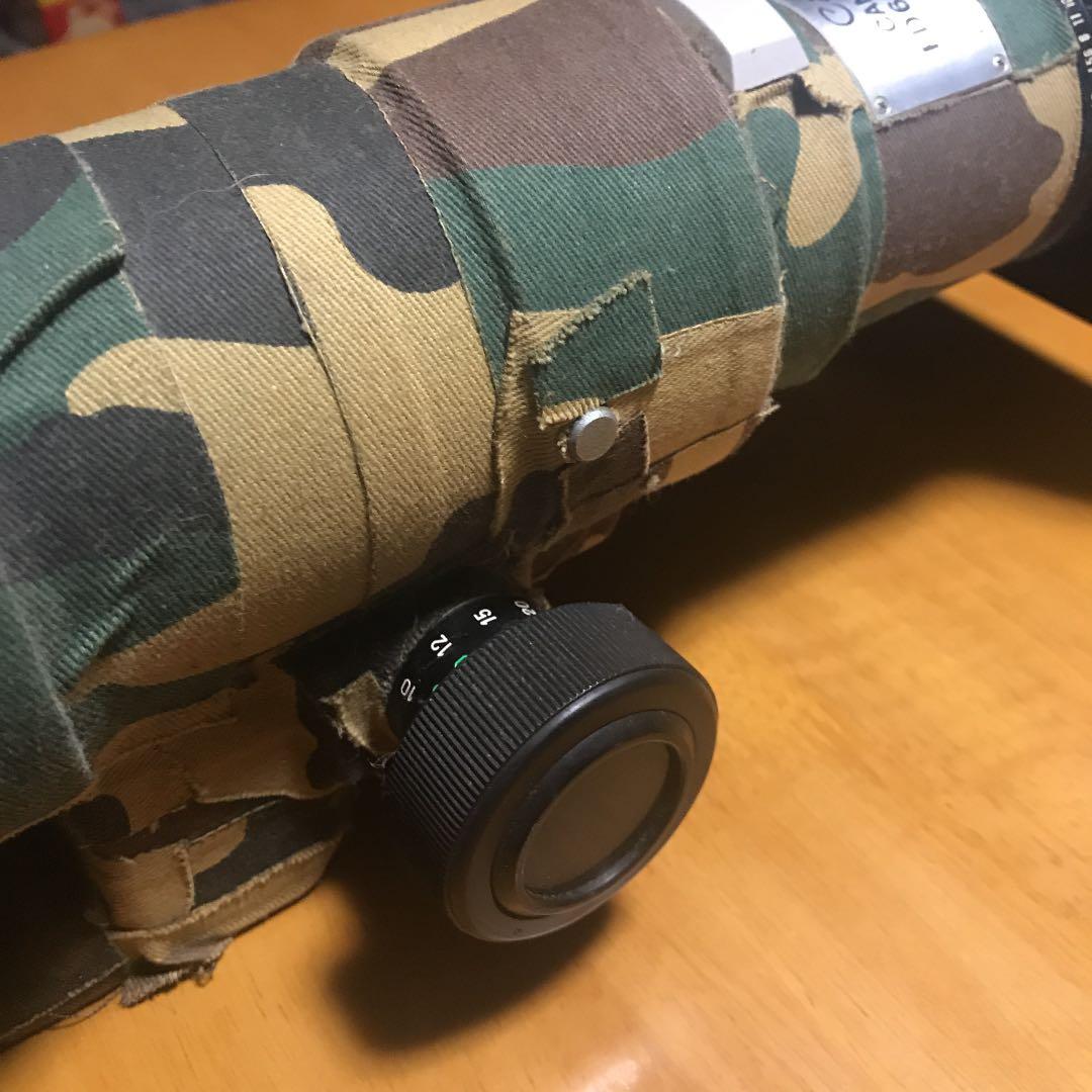 キャノンの望遠レンズです。現在も野鳥撮影に使っています。