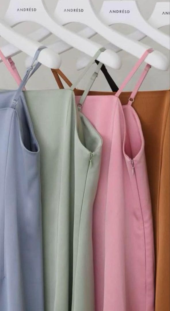 スーツ・フォーマル・ドレス andresd satin dress