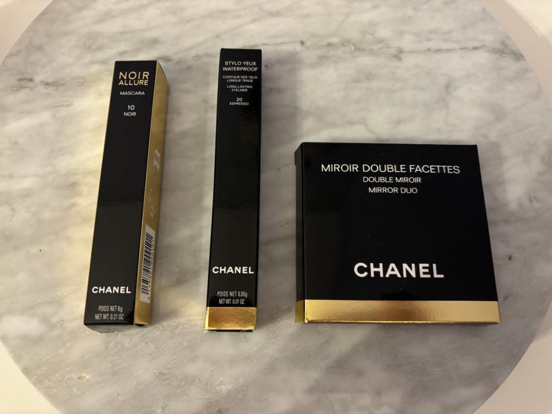 CHANEL アイライナー　マスカラ ミロワール ドゥーブル ファセット　ポーチ