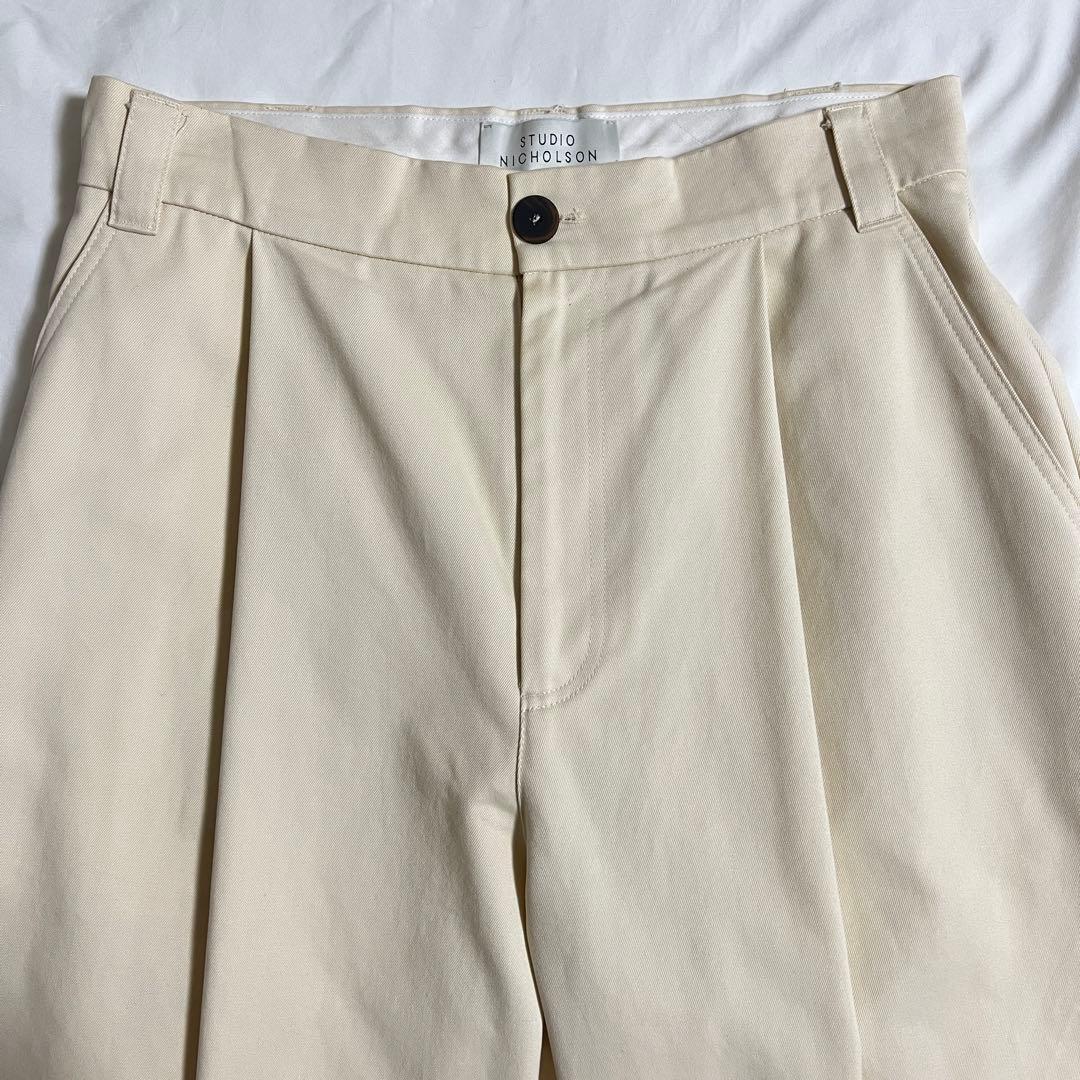 STUDIO NICHOLSON SORTE cream Sサイズ