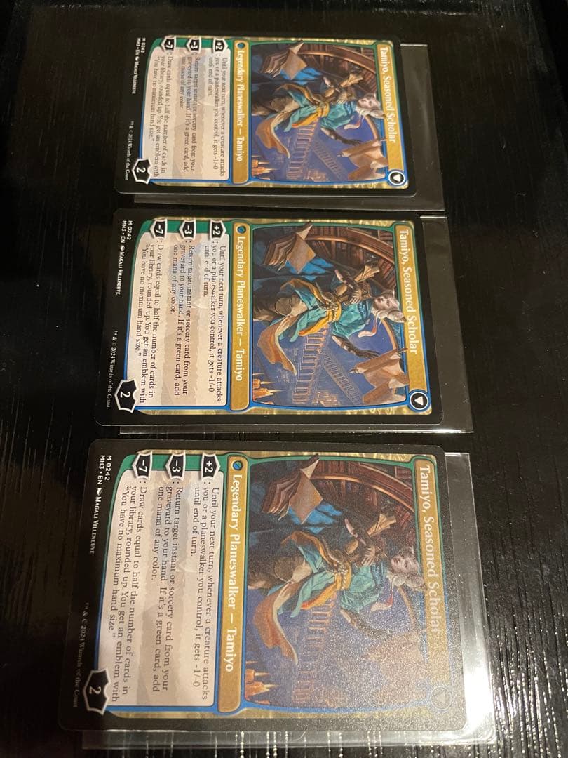 MTG 知りたがりの学徒、タミヨウ 英語　3枚