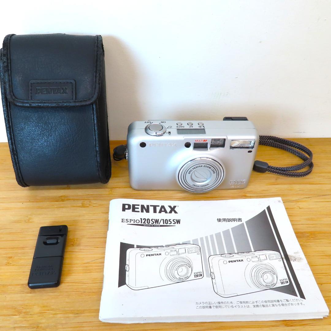 PENTAX ESPIO 120SW フィルムカメラ リモコン・取説付き