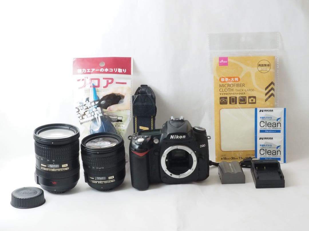 【美品】スマホへ転送も可⭐️一眼入門向け NikonD90ダブルレンズセット⭐️