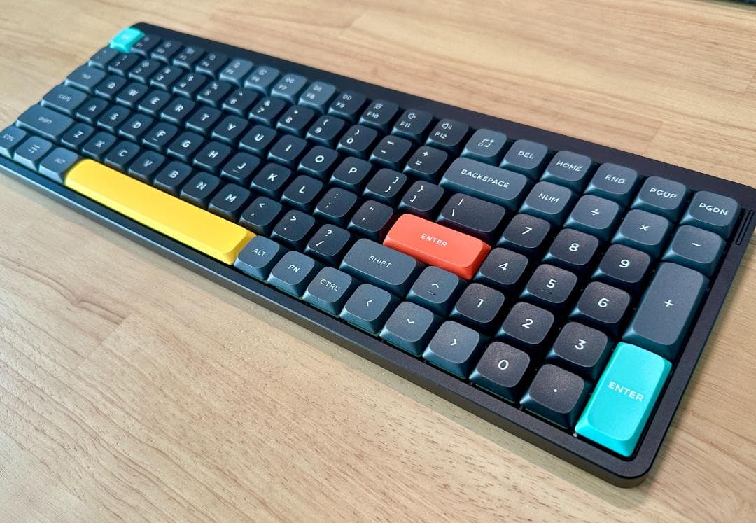 Nuphy Air96 V2メカニカルキーボード 黒 Aloe(37gf)軸