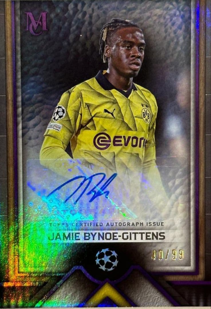 スポーツ選手 2024 Topps Museum Bynoe Gittens Auto