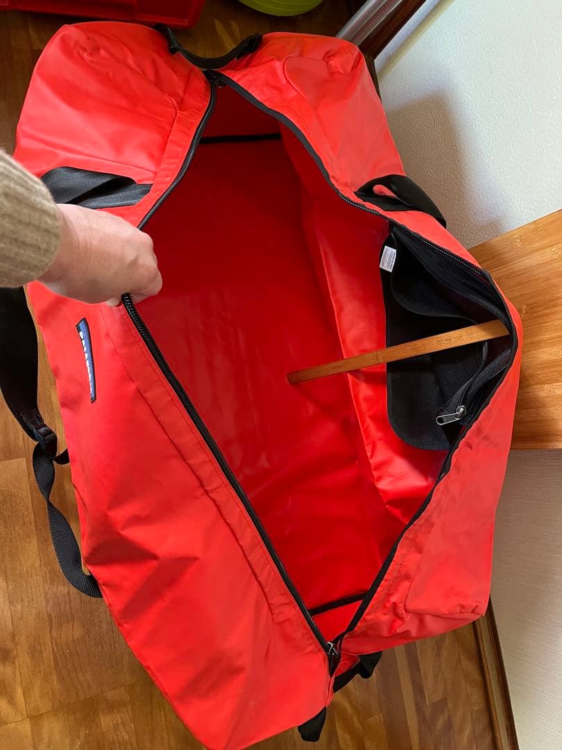 Patagonia アメリカ製　大容量ボストンバッグ 赤