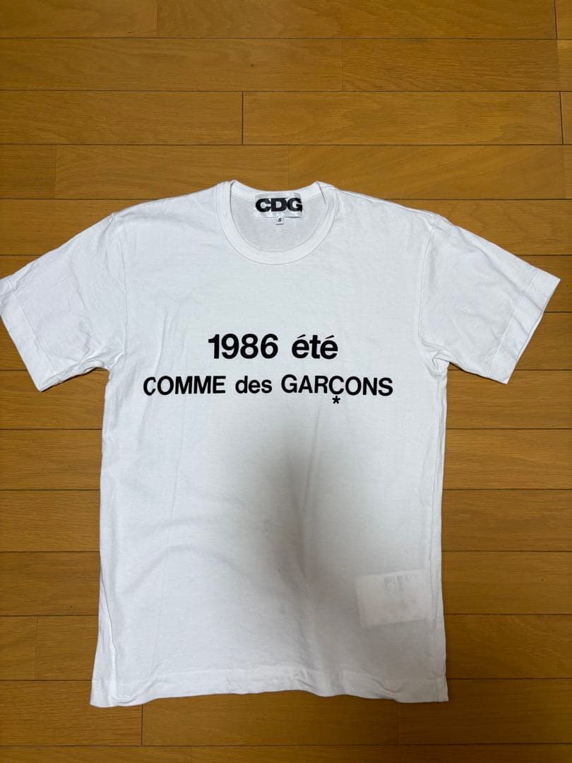 S国内正規品COMME des GARÇONS 1986 Tシャツ S ホワイト