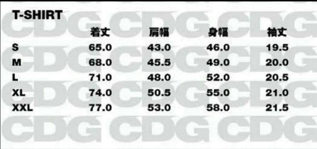 S国内正規品COMME des GARÇONS 1986 Tシャツ S ホワイト