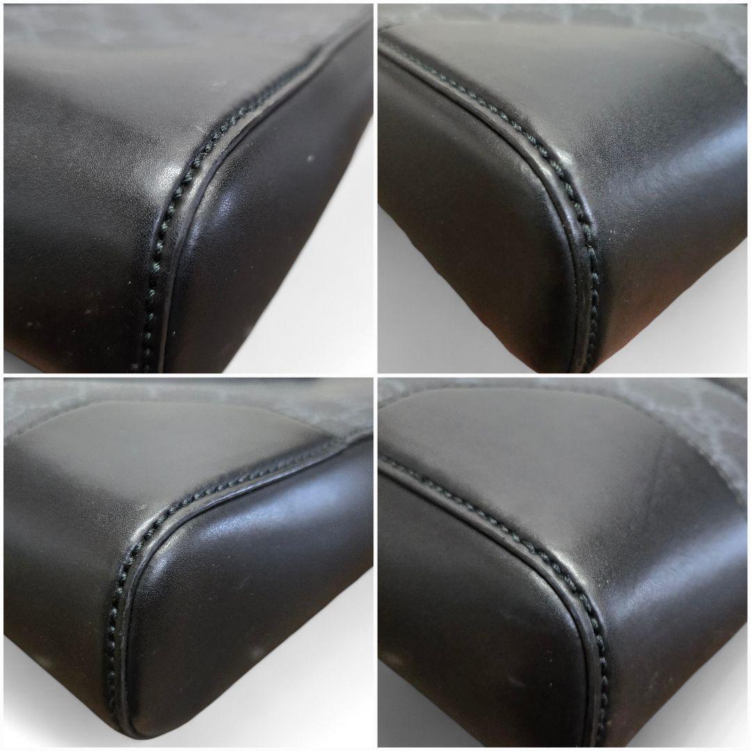 極美品✨グッチ GGスプリーム ビジネスバッグ ブリーフケース グレー 大容量