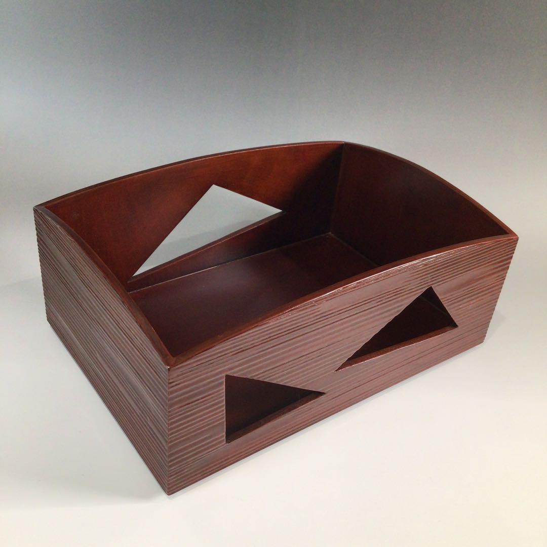 Ｐ７４５　莨盆　『修斉作』『即中斎好』『鱗透し』『煙草盆』　共箱　茶道具　喫煙具