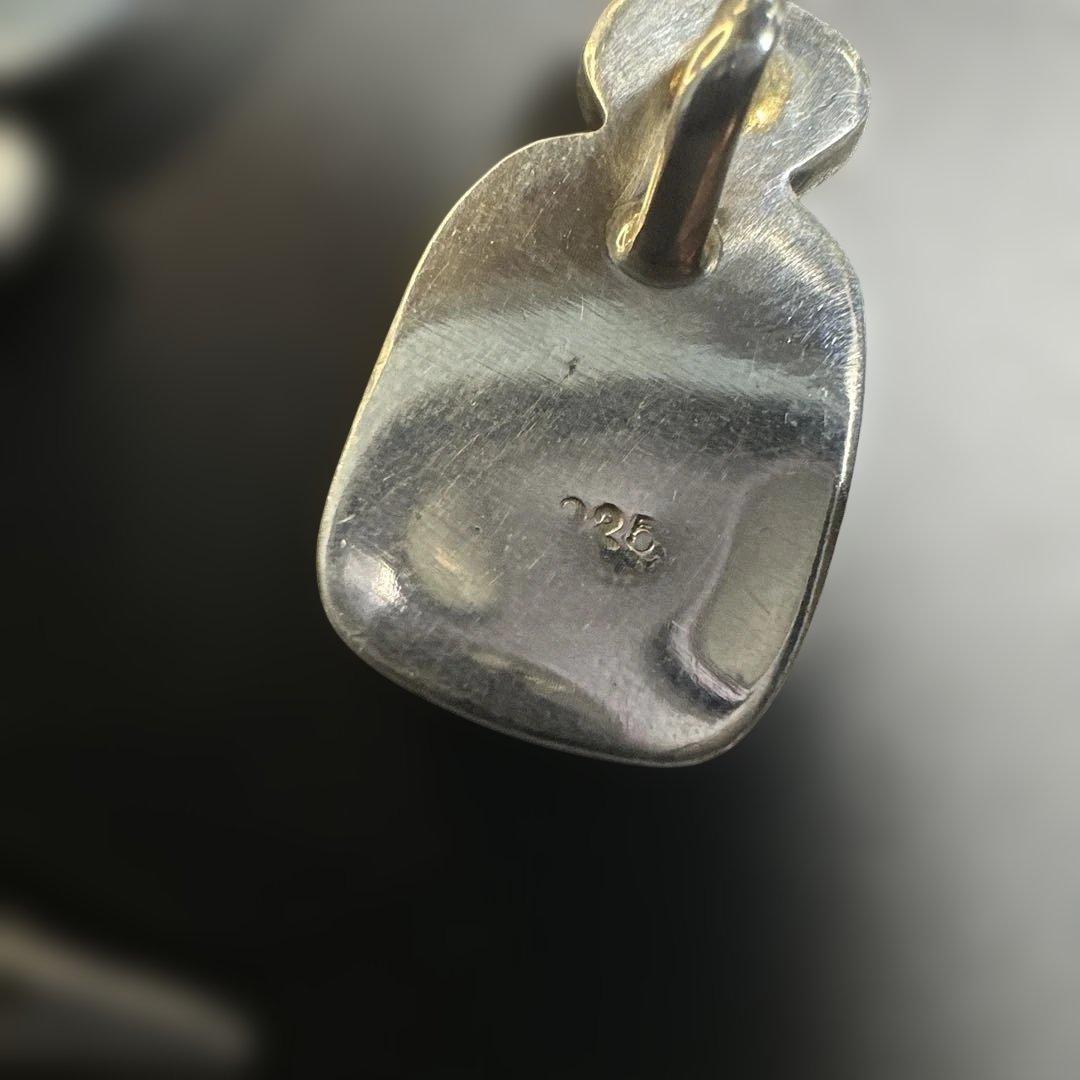 猫　ペンギン　蝶　シルバー970 ラピス　マラカイト　ブローチ他　2way