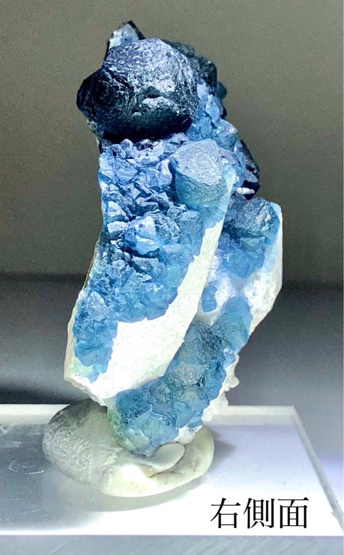 【美透過！】ブルーベリーフローライト　内モンゴル　蛍石