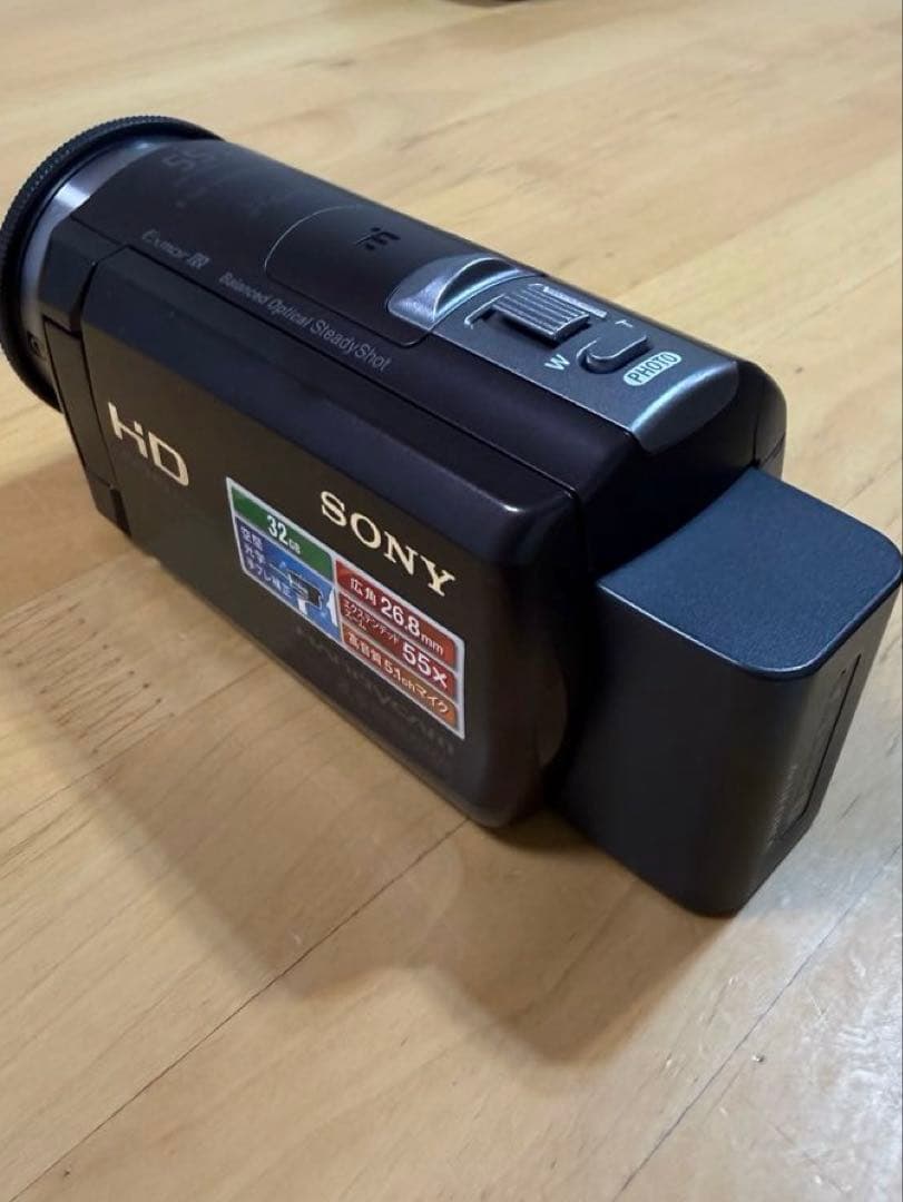 SONY HD ビデオカメラ 光学ズーム55倍 HDR-CX430V