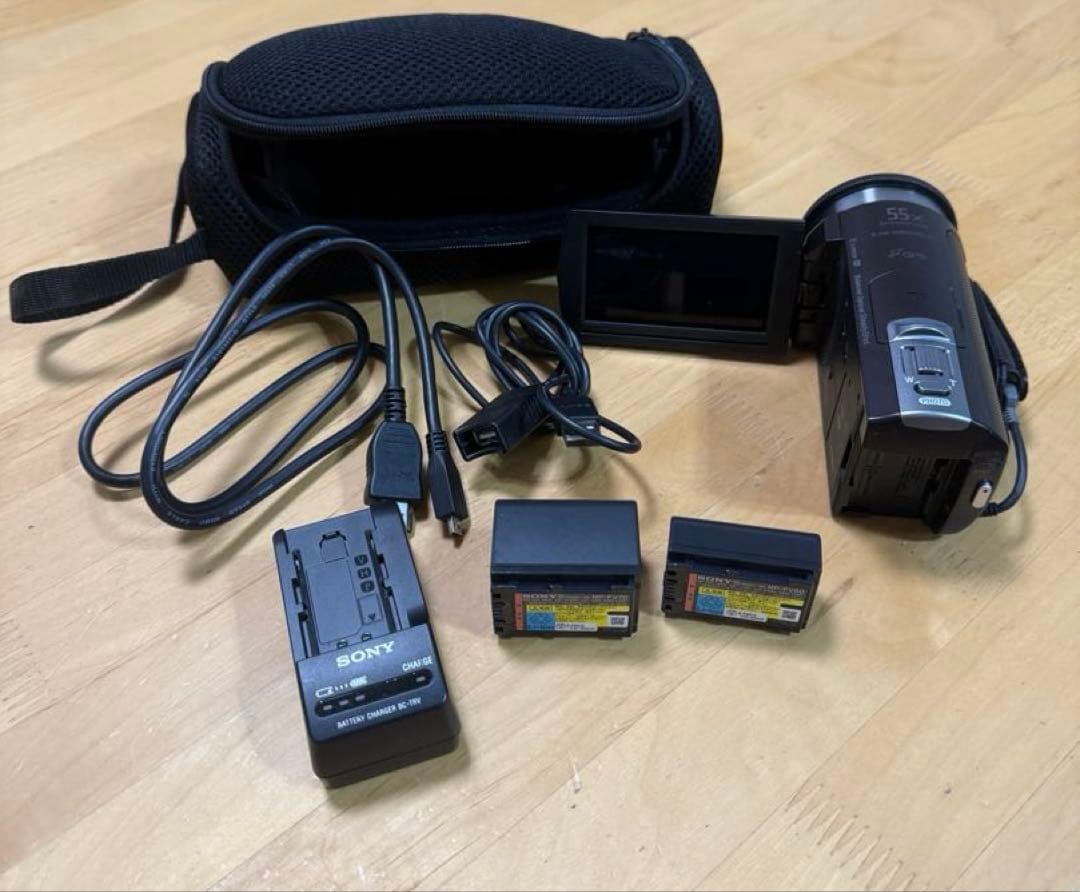 SONY HD ビデオカメラ 光学ズーム55倍 HDR-CX430V