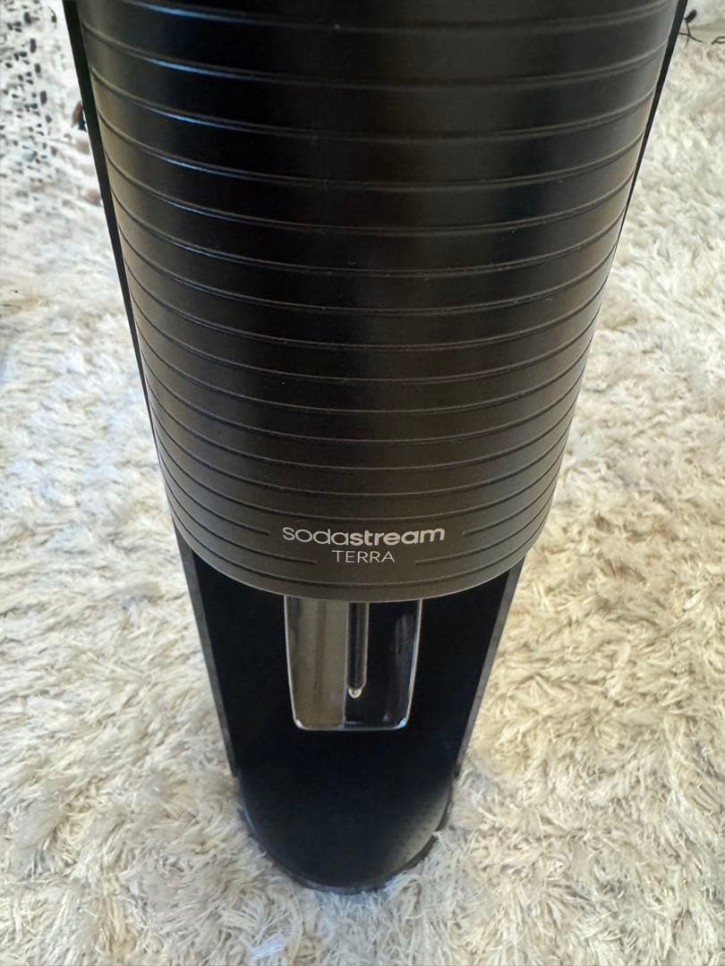 【美品】sodastream TERRA 未使用ガス、ボトル2本セット