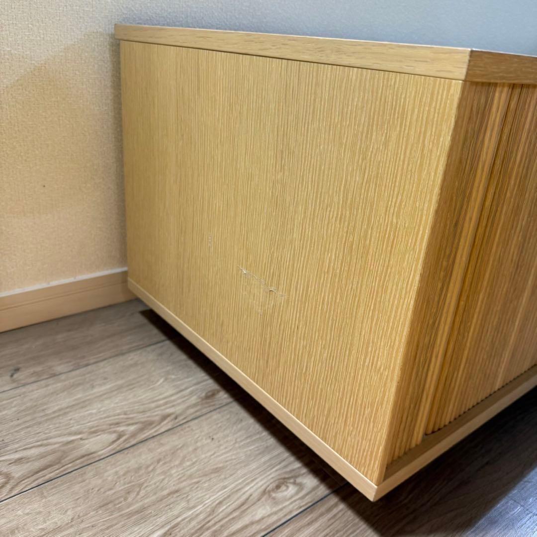 Rizwell ジャバラ TVボード ロータイプ 木製 ナチュラル I003