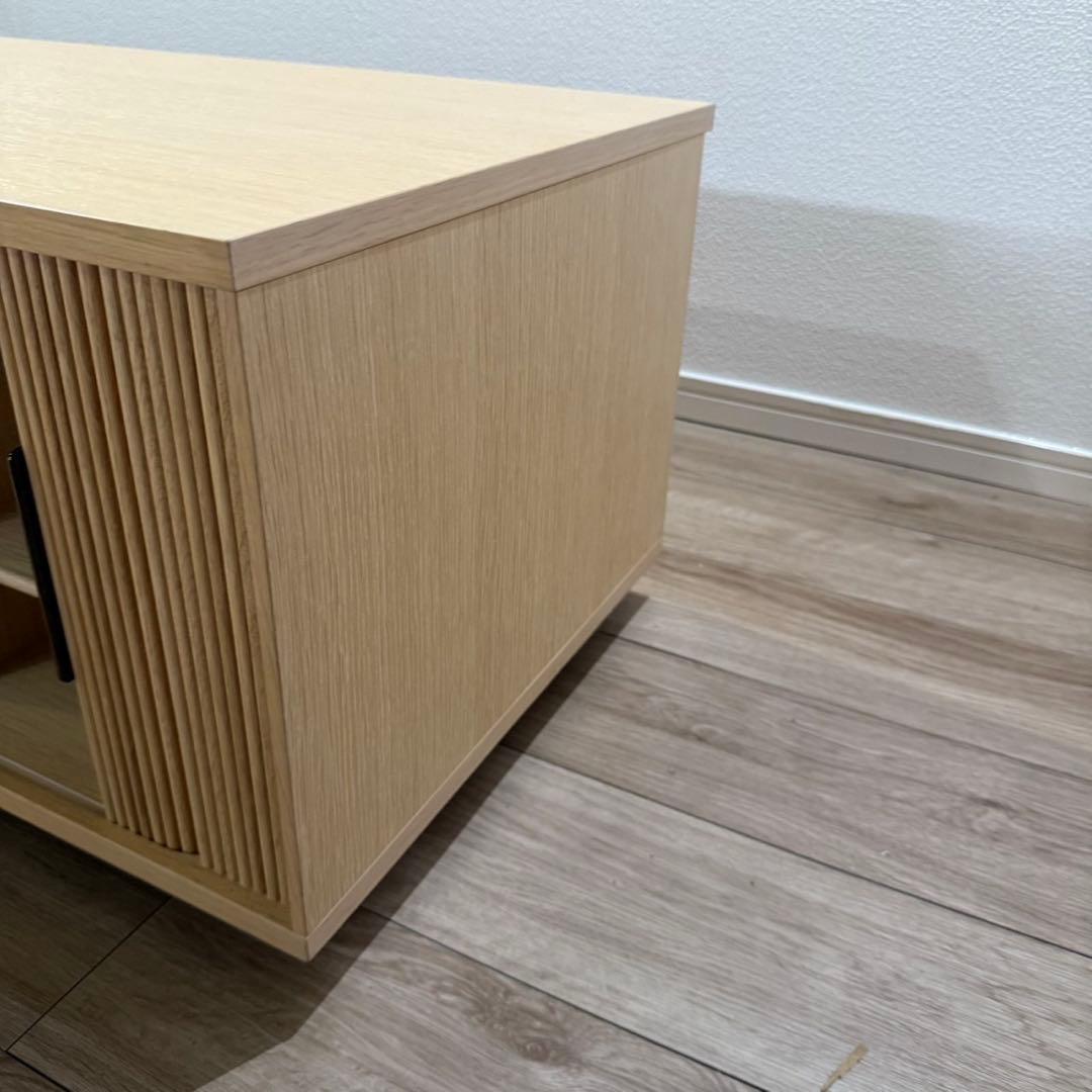 Rizwell ジャバラ TVボード ロータイプ 木製 ナチュラル I003