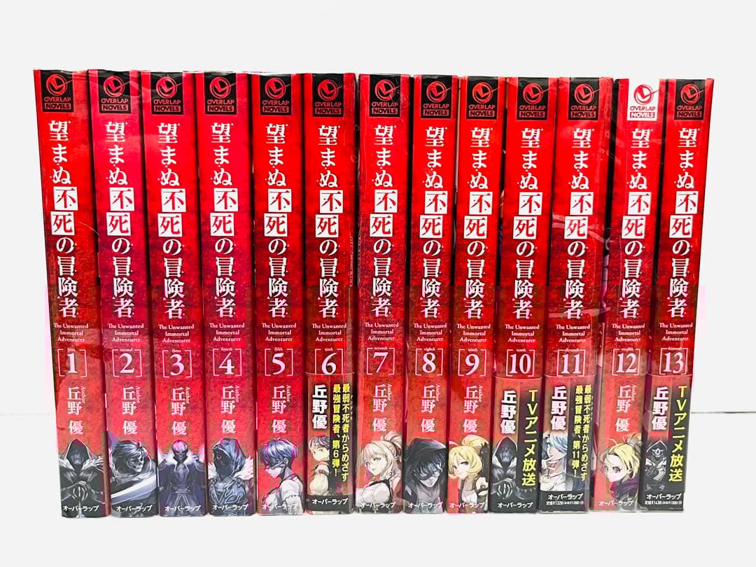 望まぬ不死の冒険者 丘野優 全13巻 小説 セット 原作
