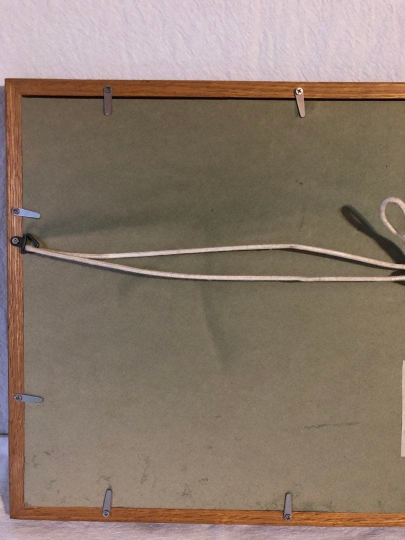 望月通陽　型染作品『愛の神よ』馬　人　楽器　家　管楽器