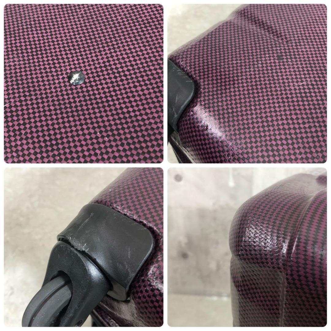 プロテカ　エアロフレックスDX　スーツケース　パープル系　4輪　機内持込サイズ