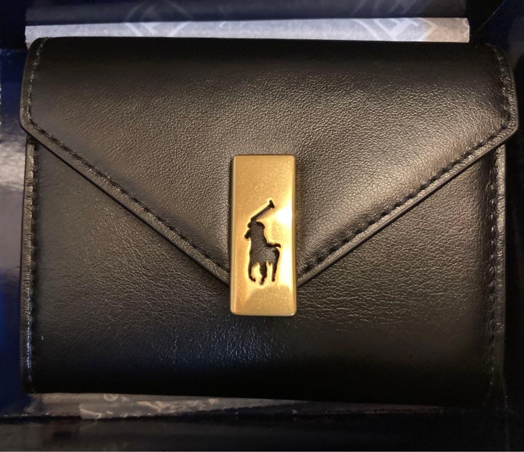 Ralph Lauren カードケース　ミニ財布　革小物　黒