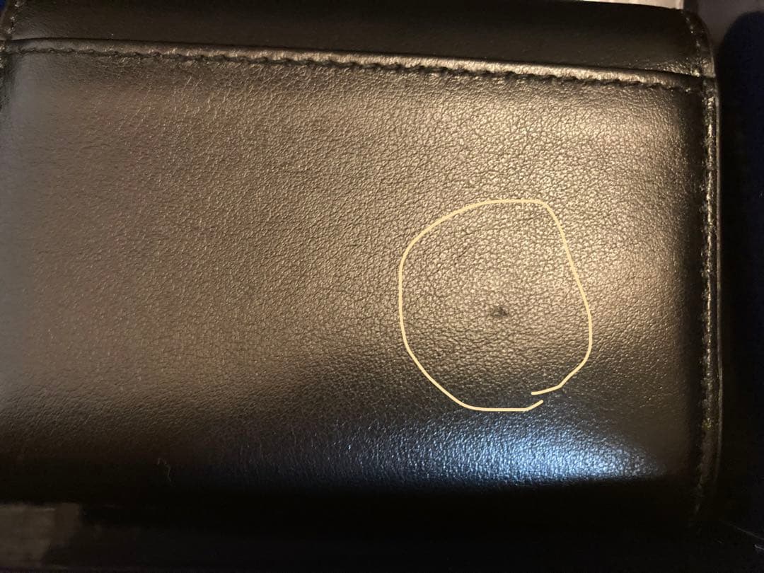 Ralph Lauren カードケース　ミニ財布　革小物　黒