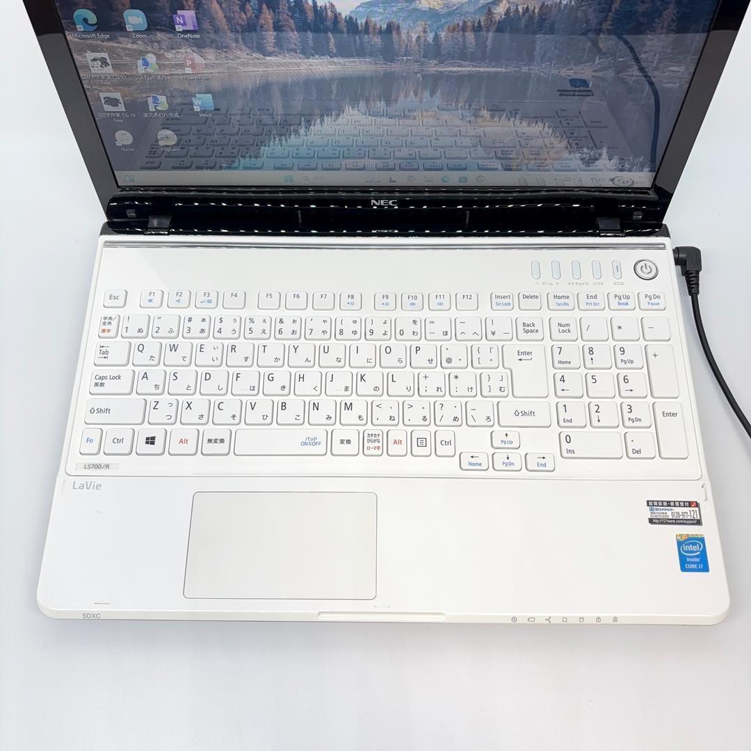 高速ノートパソコン Corei7 16GB Windows11 オフィス A29